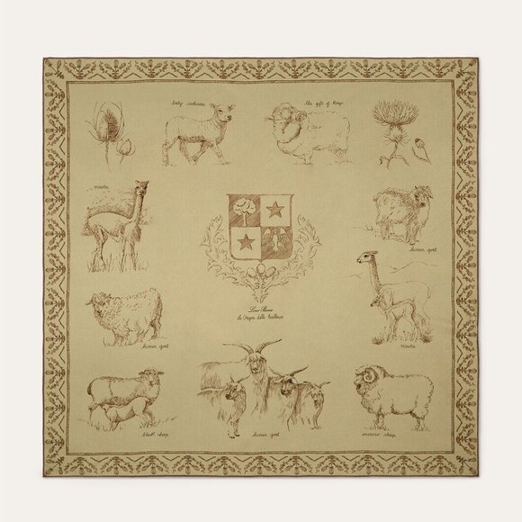 Loro Piana Le Origini Delle Eccellenze Carre Silk Scarf